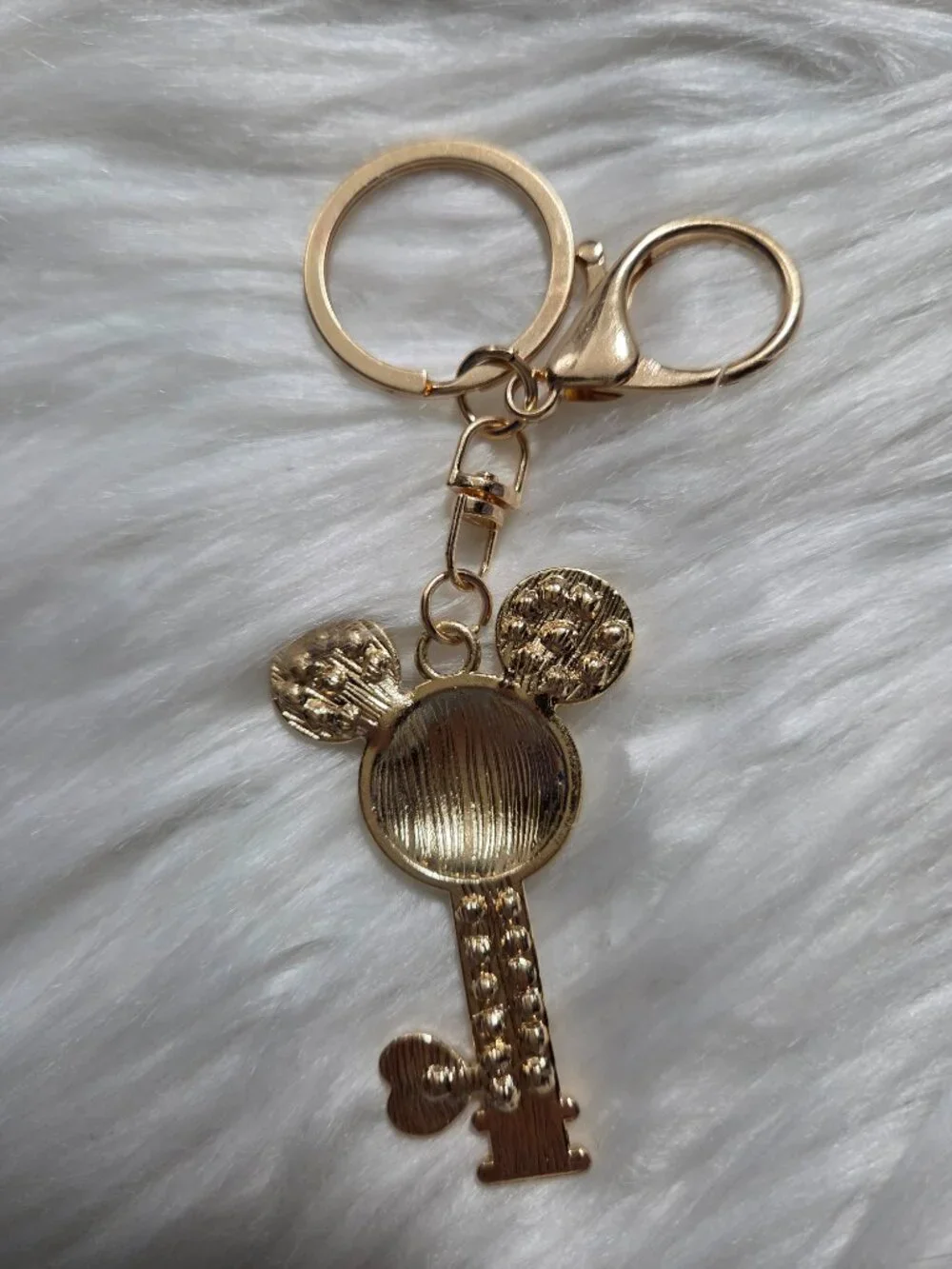 Mickey Mouse Ears Key Design Keychain